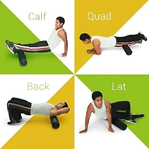 BodyHealt High Density Foam Roller - Half Foam Roller, Foam Roller for Pysical Therapy & Exercise. Density Foam Roller, Foam Rollers for Muscles Deep Tissue. Foam Roller, Half Round Foam Roller - 6X12 6" x 12" Half-round - product information 5