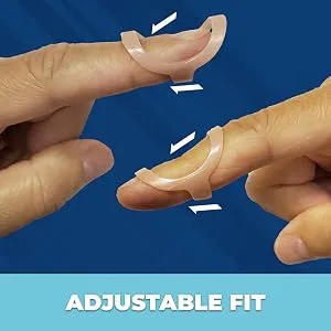 BraceOn EZ Finger Splint - Trio 3-Pack (6,7,8) - Adjustable Fit