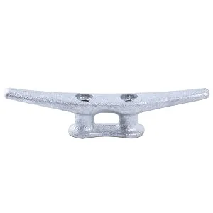 4 Pack 6inch Heavy Duty Boat Cleat/Galvanized Cast Iron Dock Cleat for Marine or Decorative Applications - heavy duty boat