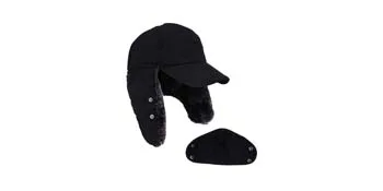 Women Men Ear Flaps Hat Aviator Winter Warm Trapper Hat Snow Ski Cycling Caps Grey - trapper hats