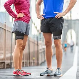 Copper Joe 2 Pack Thigh Compression Sleeves  Support for Quad, Groin, Hamstring, Arthritis, Running, Basketball and Baseball - Upper Leg Sleeves for Men and Women (X-Large) - running jogging walking sleep with