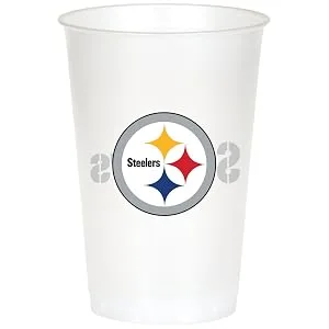 Creative Converting Pittsburgh Steelers Plastic Cups, 24 ct - Pittsburgh Steelers Plastic Cups, 24 ct