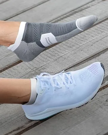 CS CELERSPORT 6 Pack Running Ankle Socks for Men and Women with Cushion, Low Cut Athletic Tab Sport Socks Black + Grey Medium - product information 7