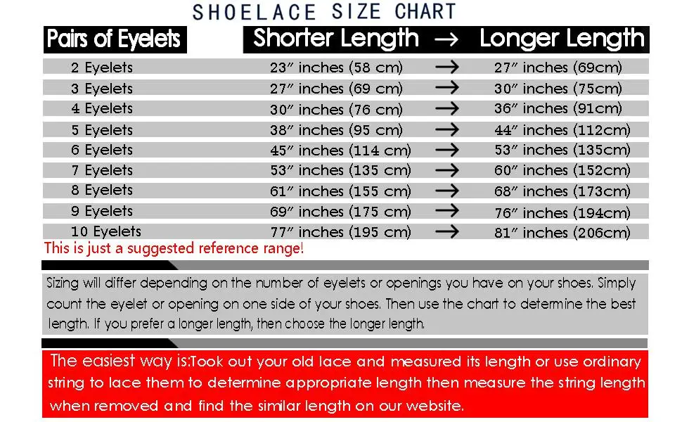 DELELE 2 Pair Round Waxed Shoelaces 1/8"Thick Shoe String Boot Laces for Dress Shoes 31.50"Inch (80CM) 01 Black - Sze selection reference charts