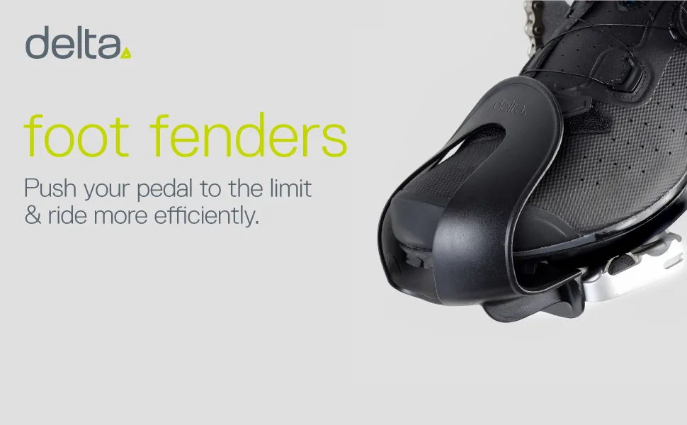 Delta Cycle Foot Fenders Bicycle Toe Clips - Delta Home & Cycle bicycle cargo net example image
