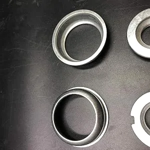 2" Cup Bottom Bracket Set,One-Piece Bottom Bracket Cup Set Bearings Included,Silver - product information 3