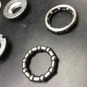 2" Cup Bottom Bracket Set,One-Piece Bottom Bracket Cup Set Bearings Included,Silver - product information 5