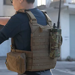 EXCELLENT ELITE SPANKER Tactical Universal Radio Holster Pouch Holder Case Bag Molle Adjustable Military Walkie Talkie Holder Multicam - product information 11