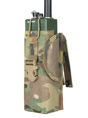 EXCELLENT ELITE SPANKER Tactical Universal Radio Holster Pouch Holder Case Bag Molle Adjustable Military Walkie Talkie Holder Multicam - product information 4