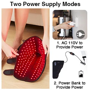 Red Infrared Light Therapy Shoe Infrared Light for Feet Ankle Toes Instep Pain Relief - Single - red light therapy shoe for feet