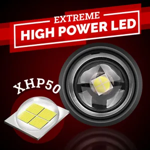 GearLight S2500 LED Flashlight - Extremely Bright, Powerful Tactical Flashlights with High Lumens for Camping, Emergency & Everyday Use - extreme high power led xhp 50