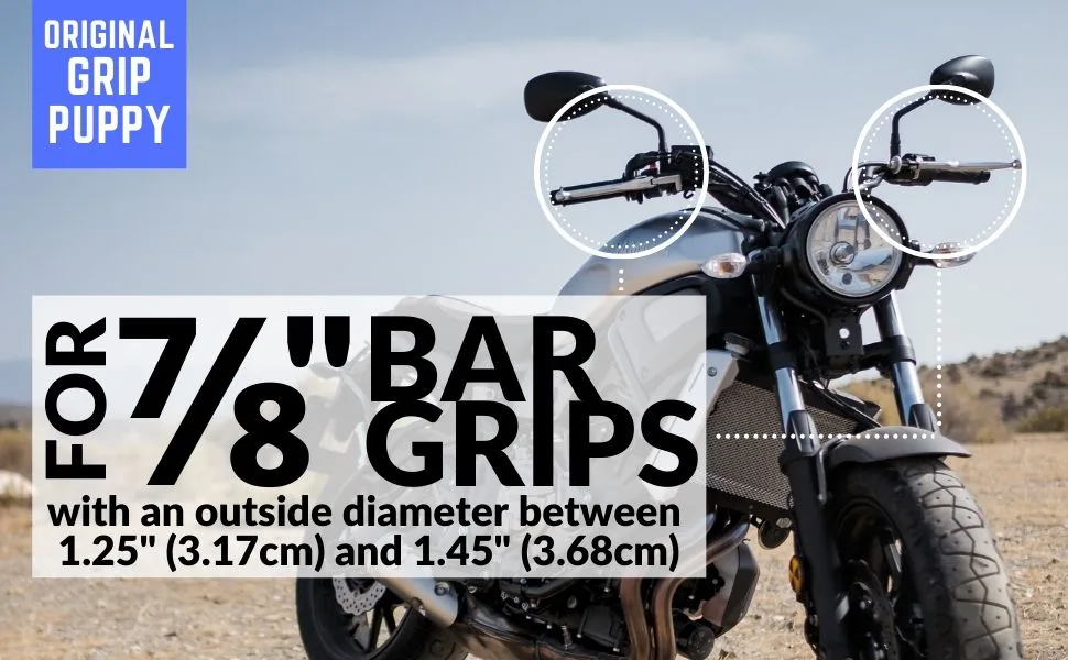The Original Grip Puppy Comfort Grips - Grip Puppy Diameter