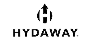 HYDAWAY Collapsible Bowl | Portable, Packable Dish for Camping, Hiking, Backpacking, Campervans, Travel, Kids and Pets | 1-Quart Capacity (Jet Black) - HYDAWAY LOGO