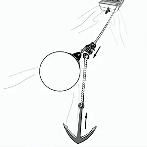 Ironwood Pacific AnchorLift Anchor Puller with Buoy No Buoy Black - AnchorLift 3