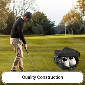 IZZO Golf #90592 Shoe Bag Black - quality construction