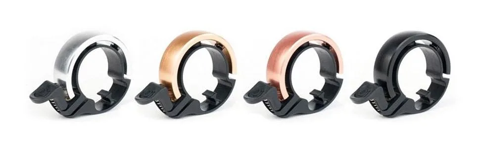 Oi Bell Aluminium Bike Bell, Large/31.8mm, Black - product information 3