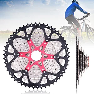 LANXUANR 10 Speed Mountain Bicycle Cassette Fit for MTB Bike, Road Bicycle,Super Light 11-32T - bicycle cassette