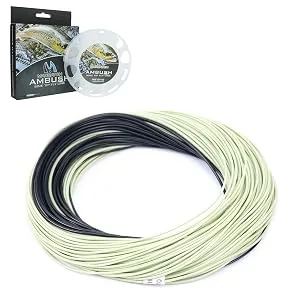 M MAXIMUMCATCH Maxcatch Sinking Tip Fly Line Weight Forward Fishing Line, 3ips/6ips, 4/5/6/7/8 F/S Royal Blue/Black, 6ips WF-8F/S - lemon green/black