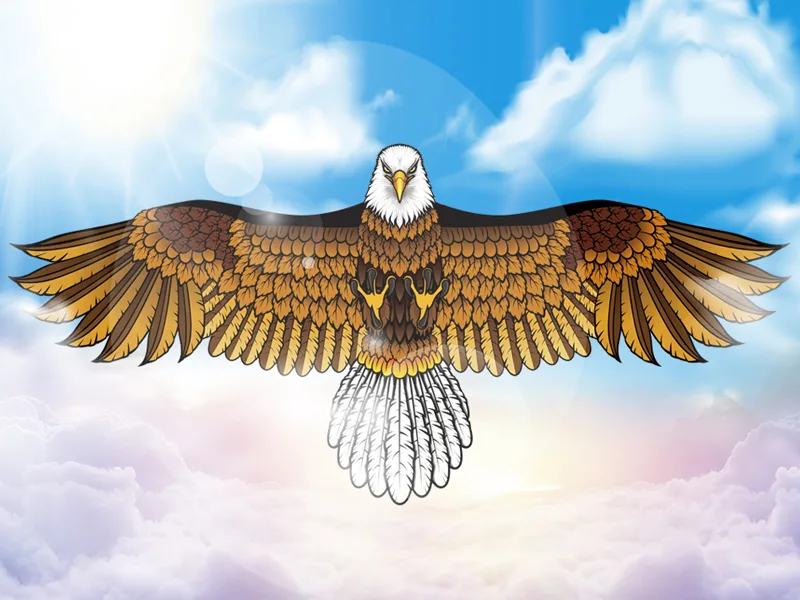 Eagle Kite for Kids Adults with 60" Wingspan - eagle kite