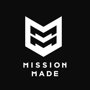 Mission Made Fingerless Hellfox Tactical Gloves for Men Pitch Black Medium - Mission Made