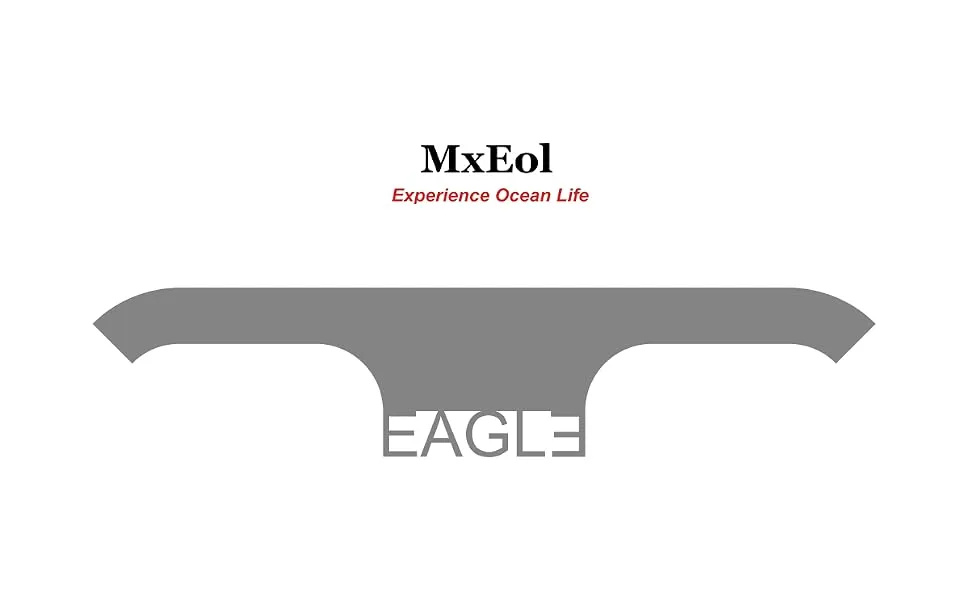 Mxeol Boat Cleat Dock Marine 6 Inch Open Base Stainless Steel W/Eagle Handle Design Washed Stainless Steel, 2PCS - boat cleat
