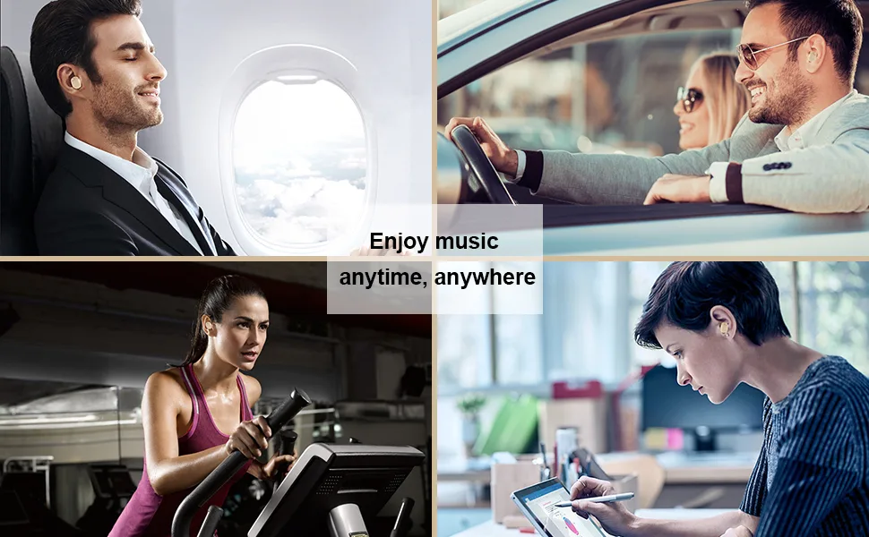NENRENT S570 Single Bluetooth Earbud Smallest Mini Invisible Wireless Bluetooth Earpiece Headset Headphone Earphone with Mic Hands-Free Calls for iPhone Android Smart Phones PC TV iPad 1pcs (Nude) - Wireless Earbud