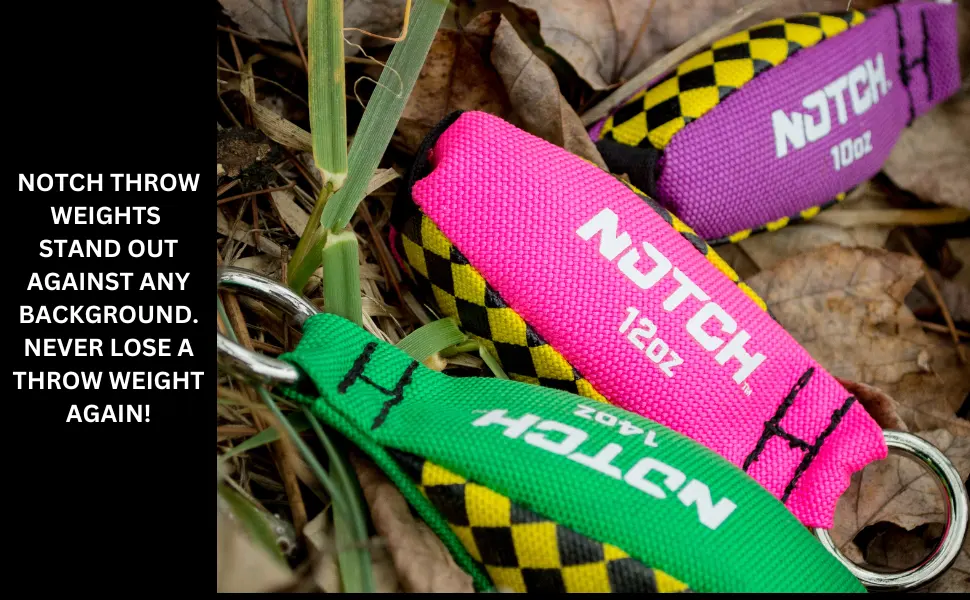 Notch Throw Weights Red/Yellow 8 oz. - Notch Throw Weights in nature