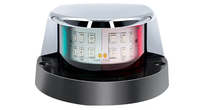 Obcursco Boat Navigation Lights, Marine LED Navigation Light, Boat LED Bow Light. Ideal for Pontoon, Skiff, and Small Boat - boat navigation lights