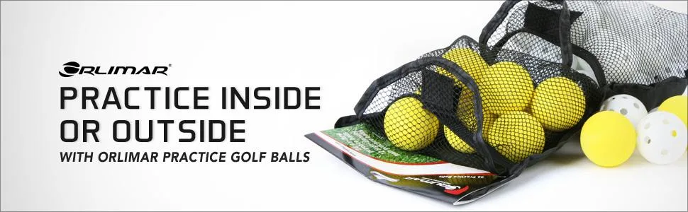 Orlimar 36-Pack Practice Golf Balls (24 Plastic Golf Balls with Holes and 12 Foam Golf Balls) - product information 1