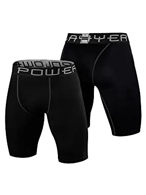 PowerLayer Boys' Compression Base Layer Thermal Skins Shorts Navy Eclipse 12-14 Years - PL SH