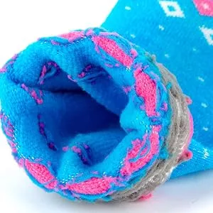 Pure Athlete Warm Wool Ski Socks Winter  Women Skiing Merino Snowboard Pack Men 1 Pair - Navy-pink-white Small - midweight