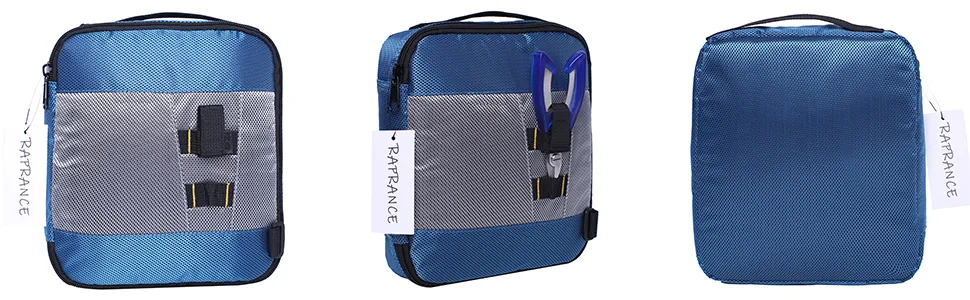 Raprance Fishing Soft Plastic Baits Tackle Binder Lure Organizer Storage Bag Black - product information 17