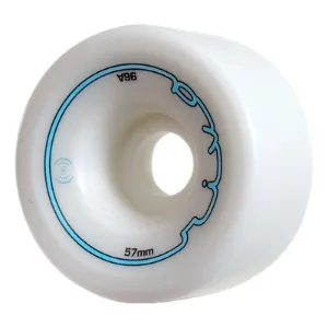 Sonar Wheels - Riva - Quad Roller Skate Wheels - 4 Pack of 32mm x 57mm 96A Wheels White - skates rollerskates outdoor roller rollar patines adult toddler girls womens quad roll outside