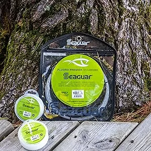 Seaguar Fluoro Premier 25-Yards Fluorocarbon Leader (50-Pounds), clear - Seaguar Fluoro Premier