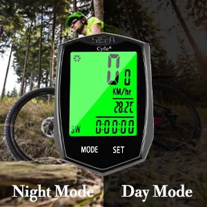 SEISSO Bike Computer Speedometer Wireless Waterproof Cycling Odometer, Smart Sensor, Auto Wake-up, Multi-Function Bicycle Speed Tracker with LCD Backlight Display - product information 9