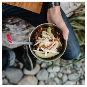 Snow Peak Trek Titanium Bowl - Ultralight & Durable Camping Dinnerware - Titanium - 1.9 oz - Bowl