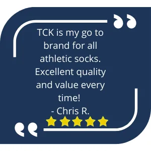 TCK University of Florida Gators Socks Perimeter Crew Royal/Orange/White Medium - TCK socks