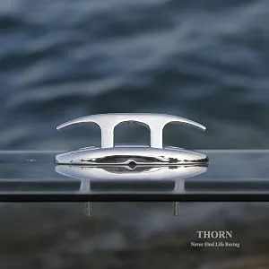 Thorn Boat Folding Cleat,Flip Up 4-1/2" Dock Cleats Marine Stainless Steel 4 1/2 Inch,1pcs - boat folding cleats