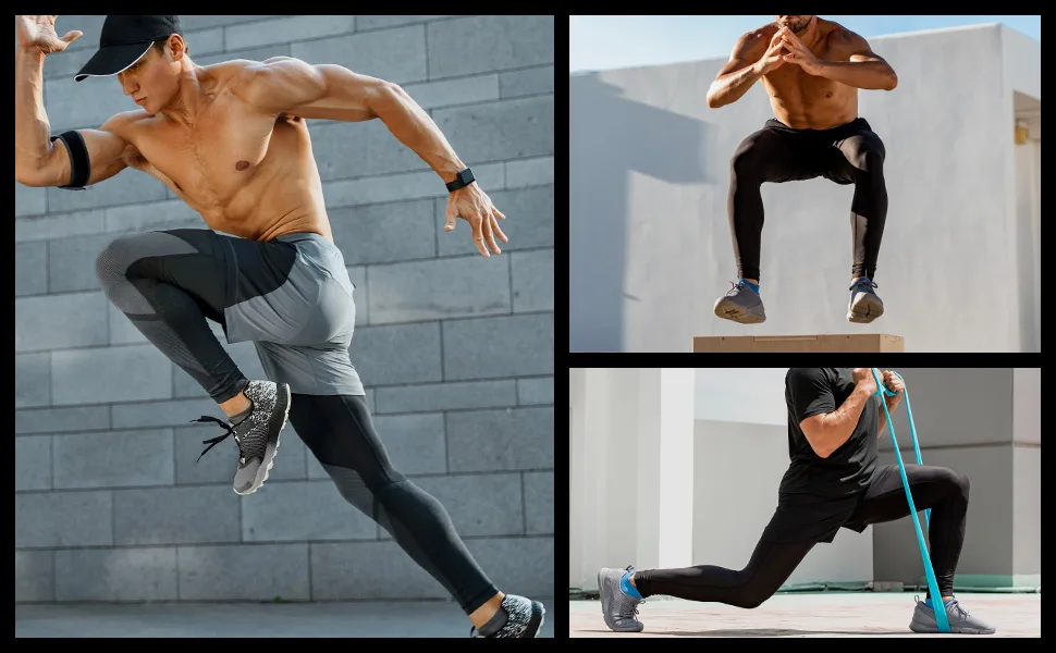 TSLA 1, 2 or 3 Pack Men's Compression Pants, Cool Dry Athletic Workout Running Tights Leggings with Pocket/Non-Pocket Hyper Control Pants Black Large - product information 21