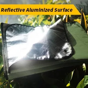 UTOOL Heavy Duty Emergency Blanket Green - thermal tarp
