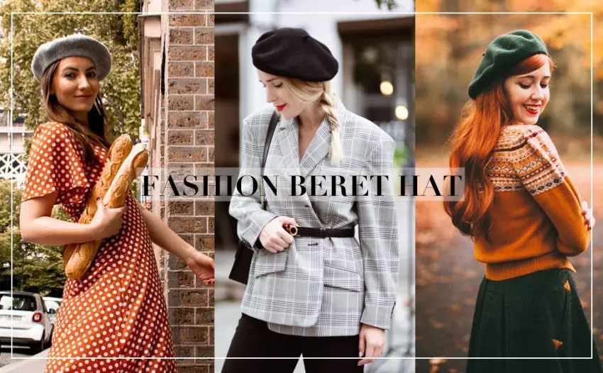 Wheebo Wool Beret Hat,Solid Color French Style Winter Warm Cap for Women Girls Lady Black - 55576554666