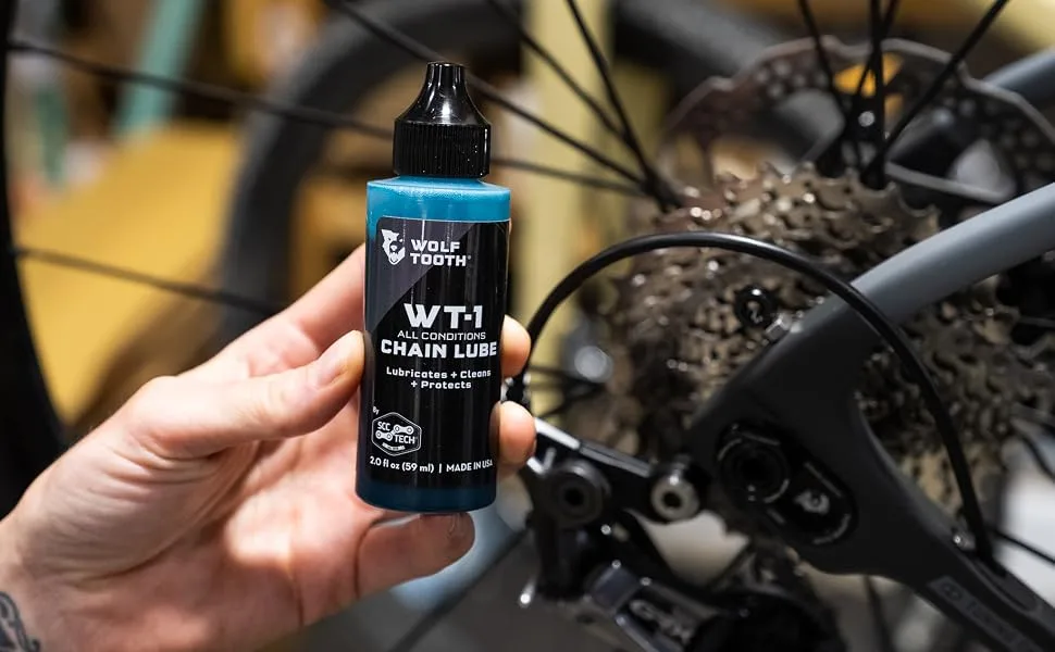 Wolf Tooth WT-1 Chain Lube 2 oz - WT-1 All conditions Chain Lube application
