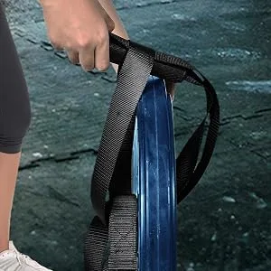 Yes4All Weightlifting Handle Straps Excercise Straps Farmers Walk Straps, Suspension Workout Strap, Support up to 400lbs - Pair - WEIGHTLIFTING HANDLES EASY to use