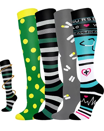 yeuG Copper Compression Socks for Men & Women Circulation- Arch Ankle Support for Athletic Running Medical Cycling A01-white Ankle -5 Pairs Small-Medium - medical compression socks for women nurse