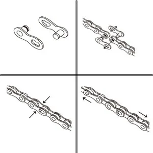 ZONKIE Bike Chain 9-Speed 116 Links - product information 7