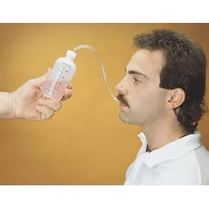 SP Ableware Graduated Feeding Bottle with Flexible Tube for Controlled Liquid Intake (745780000) - SP Ableware Maddak Feeding Bottle with Flexible Tube Oral Motor Liquid Flow Control Caregiver Aid