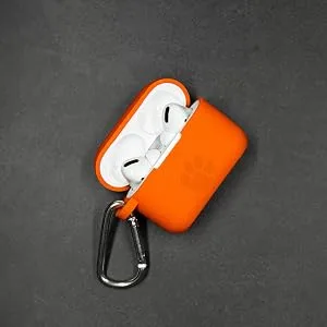 AFFINITY BANDS Washington Huskies Engraved Silicone Case Cover Compatible with Apple AirPods Pro (Purple) - Orange Clemson