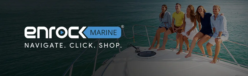 EnrockMarine 20W White Flexible Rubber Mast Long Range Marine Boat Yacht AM/FM Radio Antenna - marine audio, marine electronics, boat audio, boat electronics