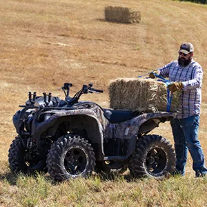 NRS Buckle Bumper Tie Down Strap 2 Pack-IconicBlue-12ft Iconic Blue 12' - Hay Bale on ATV