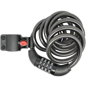 SEPOX Resettable Bike Lock Cable with Combination Bicycle Locks 6 Feet Heavy Duty Anti Theft with Mounting Bracket - product information 17